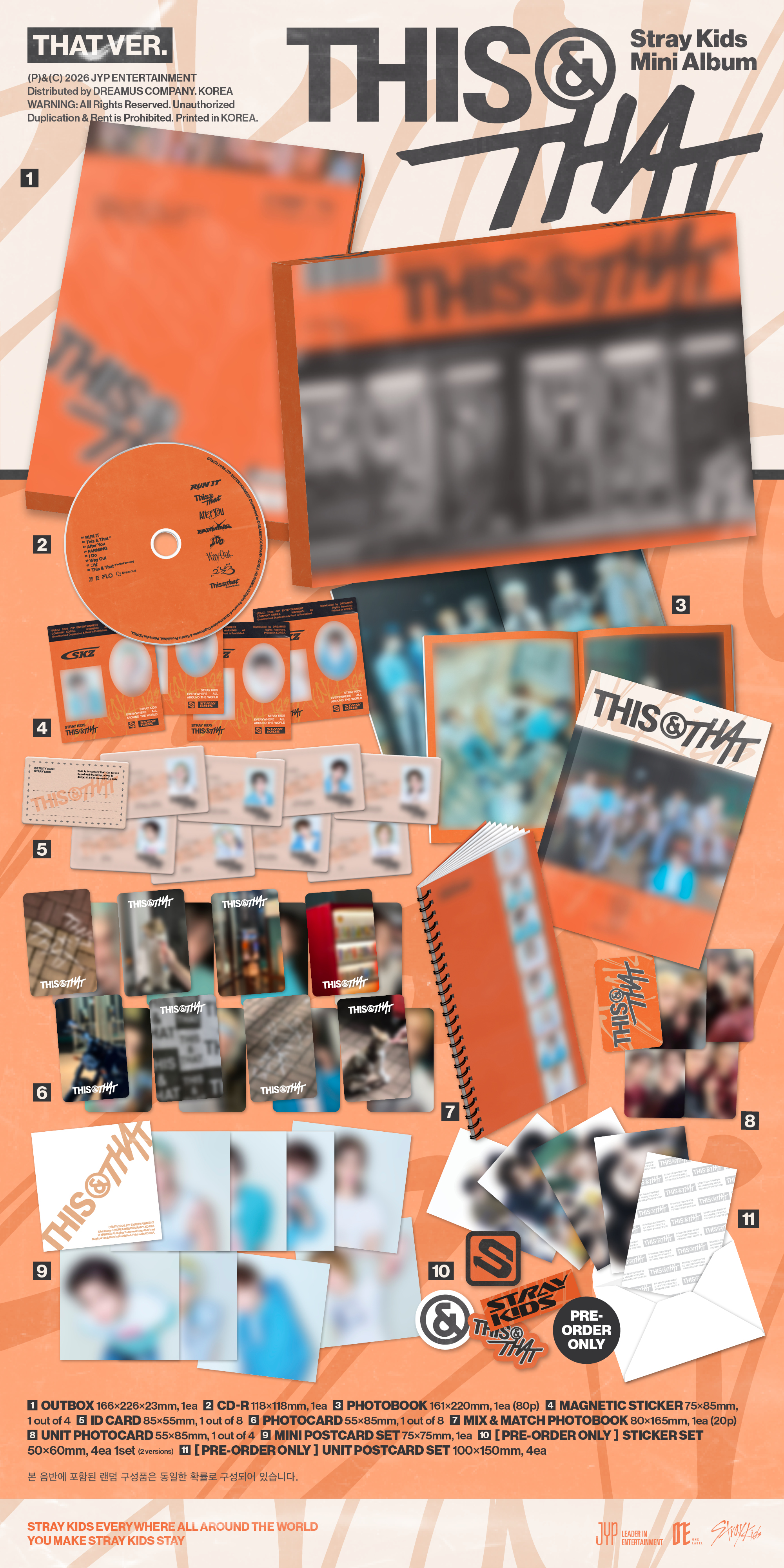 Stray Kids: This & That kpop album detail 8809954226519
